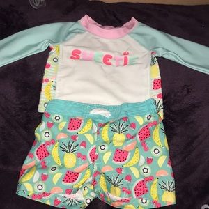 2 piece swimming suit